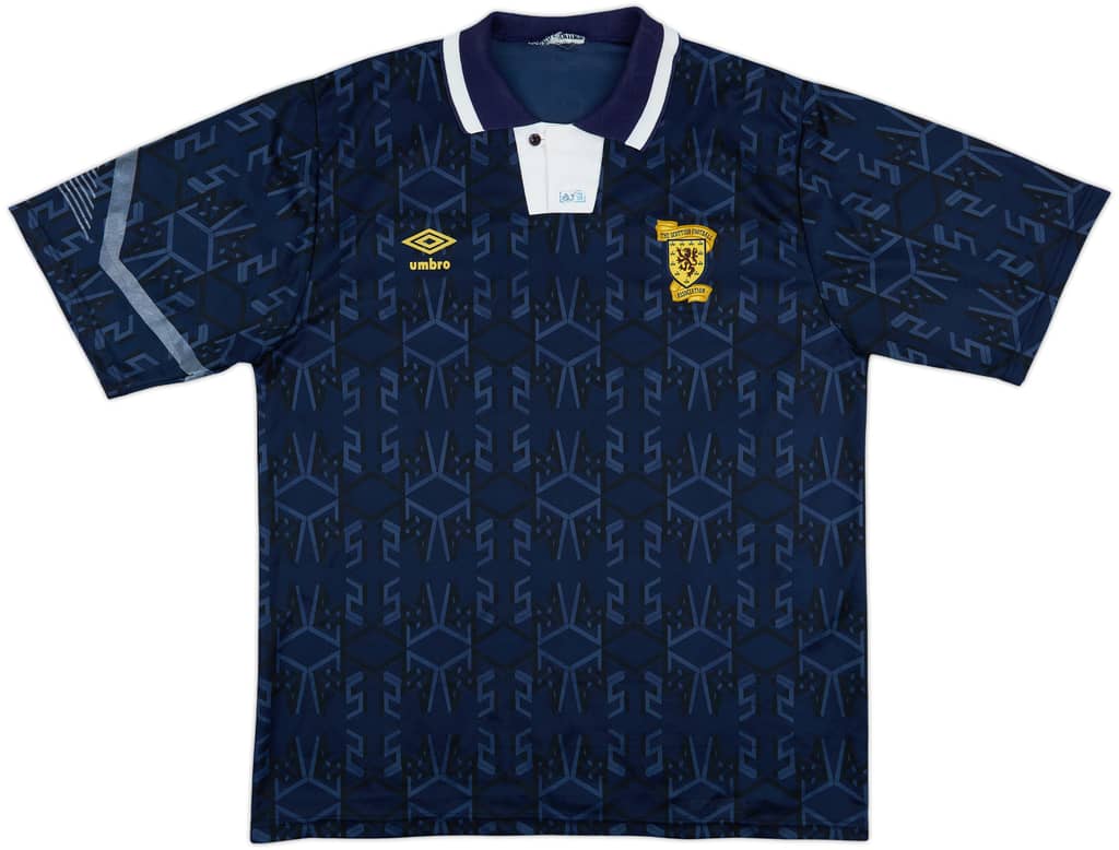 1991-94 Scotland Home Shirt - 8/10 - (XL)