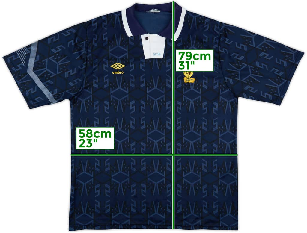 1991-94 Scotland Home Shirt - 8/10 - (XL)