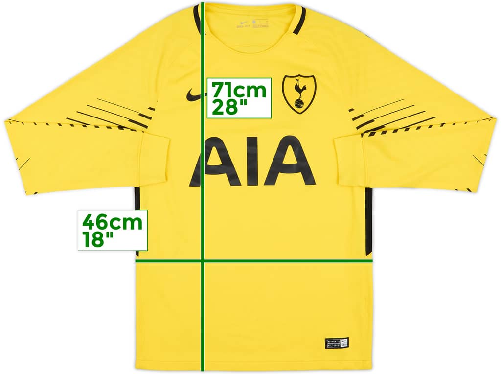 2017-18 Tottenham GK Shirt - 9/10 - (S)