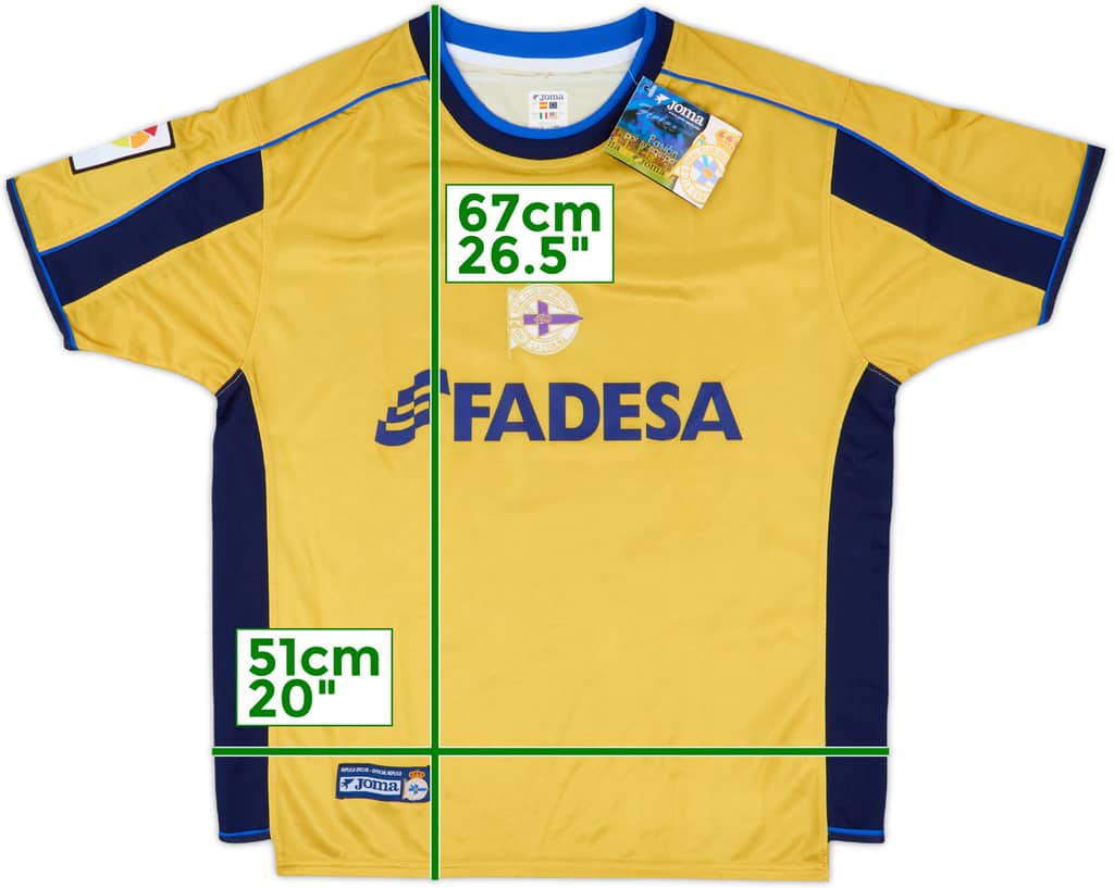 2002-03 Deportivo de La Coruna Away Shirt (S)