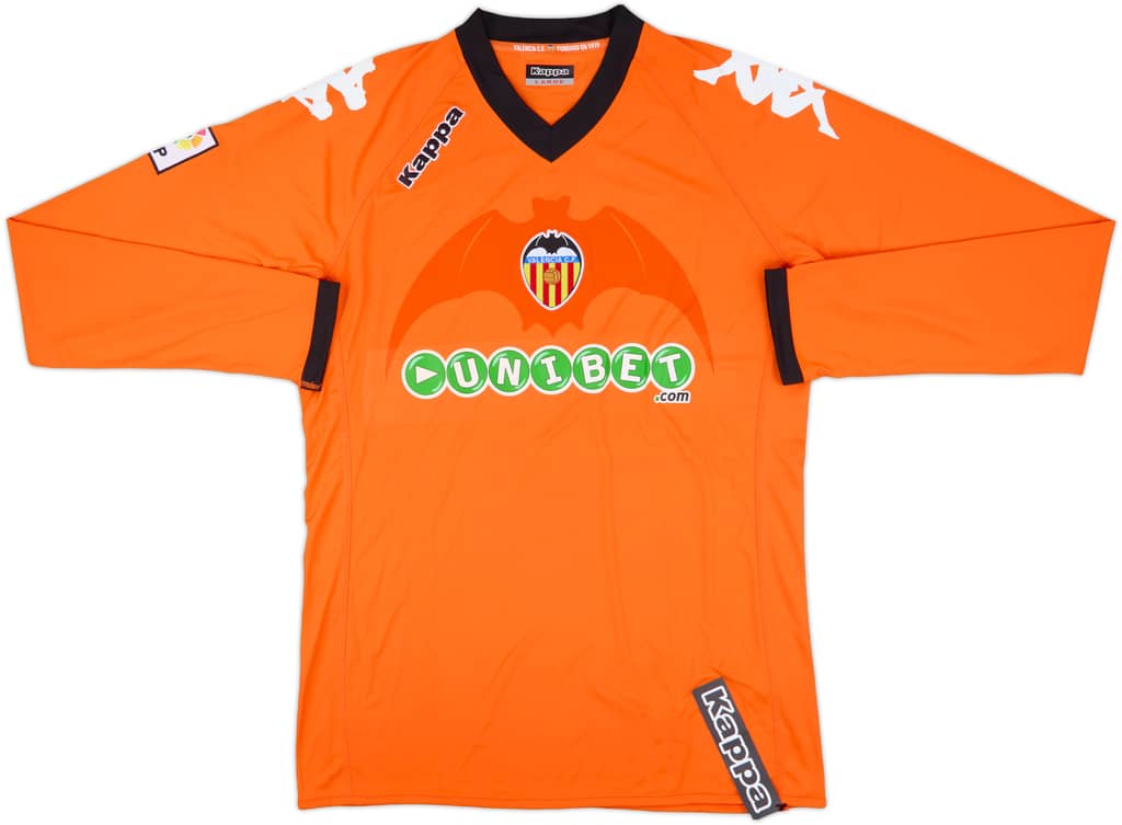 2010-11 Valencia Away L/S Shirt (L)