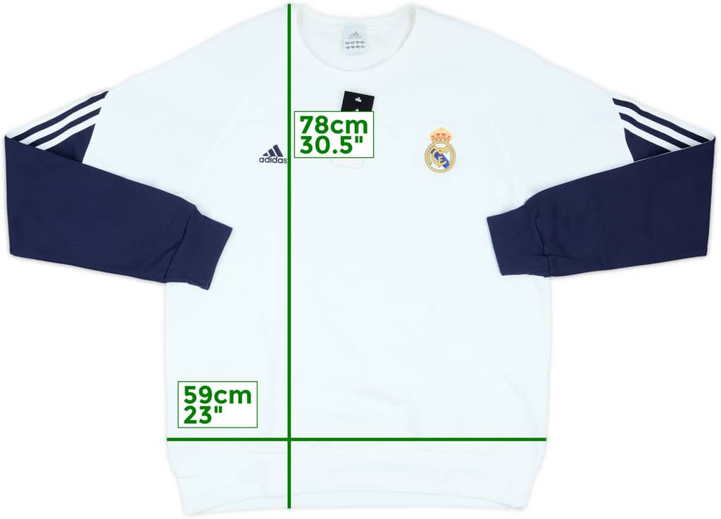 2007-08 Real Madrid adidas Sweat Top (XL)
