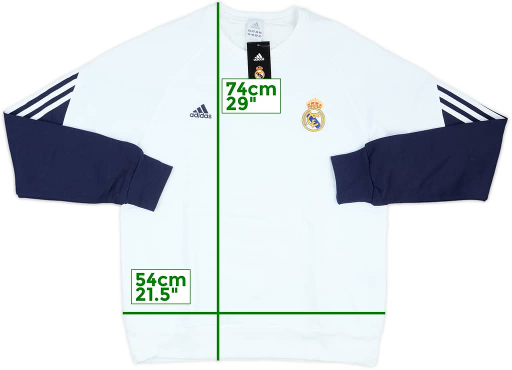2007-08 Real Madrid adidas Sweat Top (L)