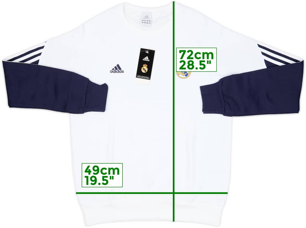 2007-08 Real Madrid adidas Sweat Top (M)