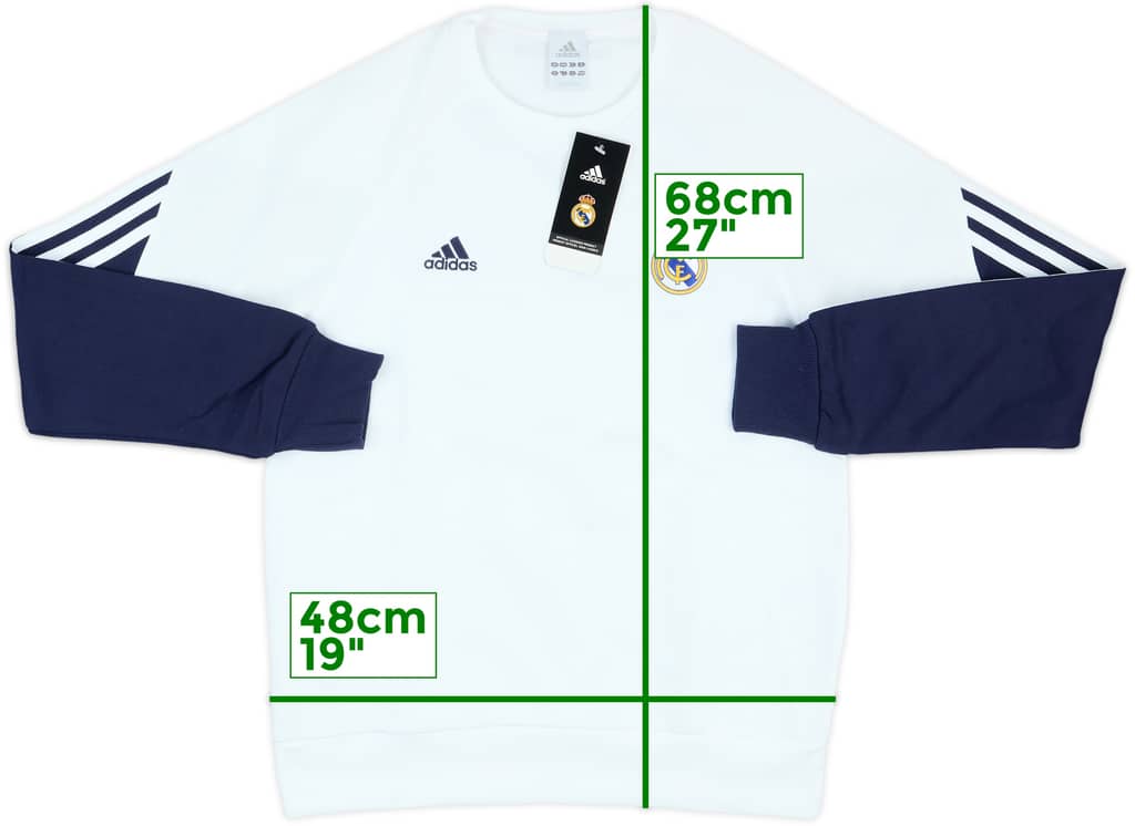 2007-08 Real Madrid adidas Sweat Top (S)