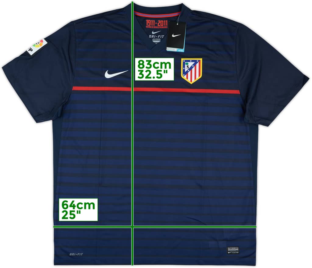 2011-12 Atletico Madrid Away Shirt (XXL)