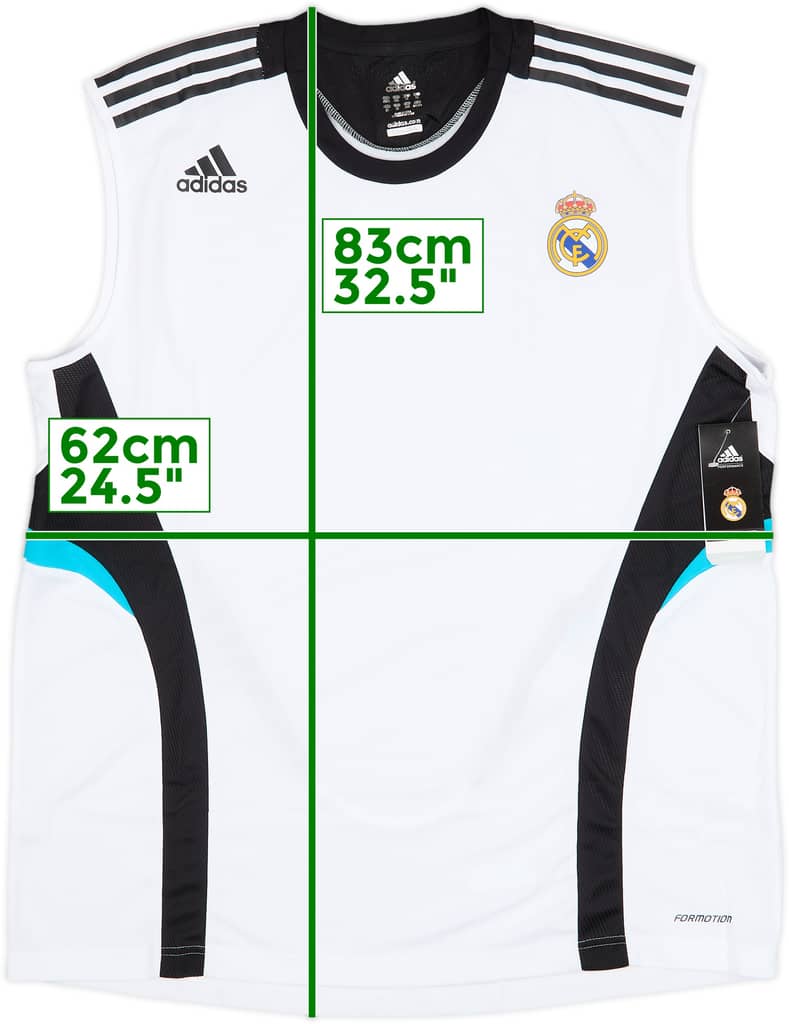 2008-09 Real Madrid adidas Formotion Training Vest (XXL)