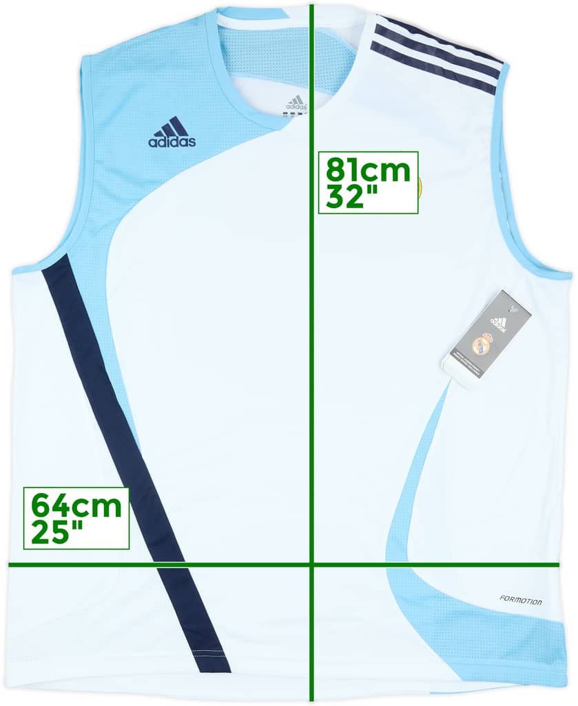 2007-08 Real Madrid adidas Training Vest (3XL)