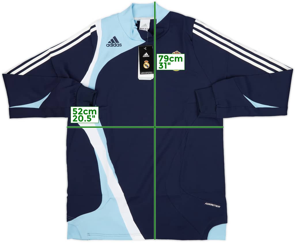 2007-08 Real Madrid Player Issue Formotion Sweat Top (L)