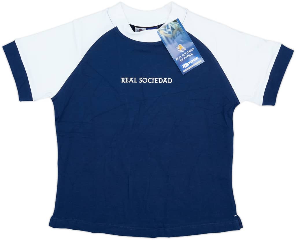 2003-04 Real Sociedad Astore Training/Leisure Tee (XL.Boys)