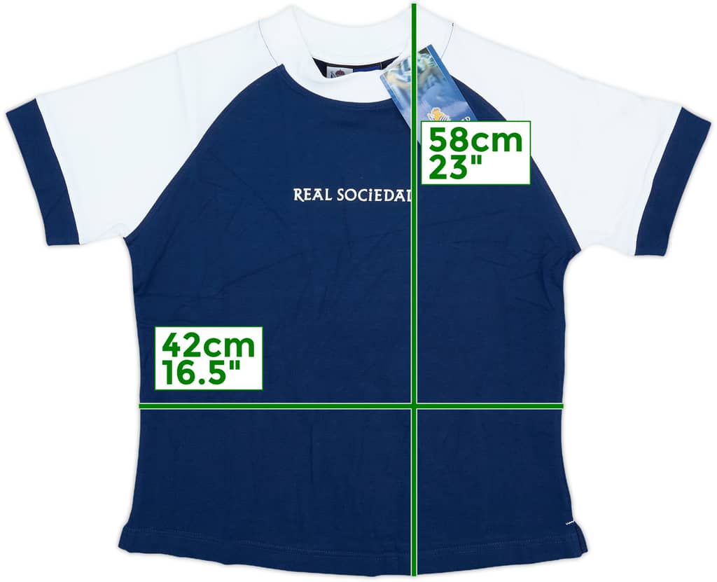 2003-04 Real Sociedad Astore Training/Leisure Tee (XL.Boys)