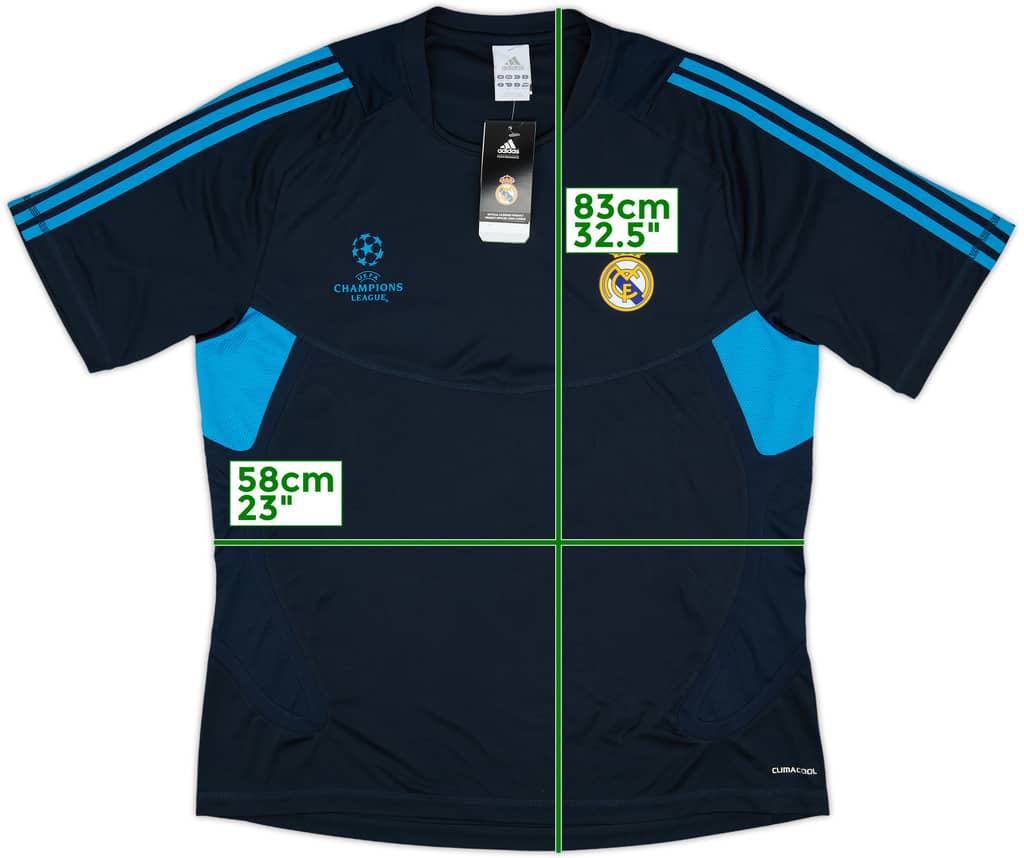 2011-12 Real Madrid adidas CL Training Shirt (XXL)