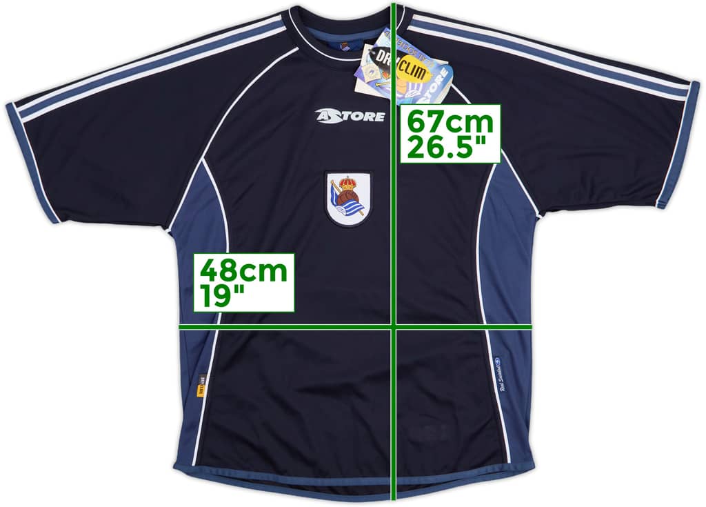 2004-05 Real Sociedad Astore Training Shirt (S)