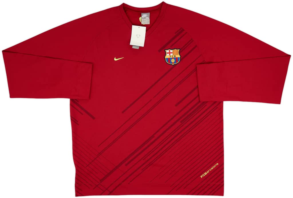 2007-08 Barcelona Nike Sweat Top (XXL)