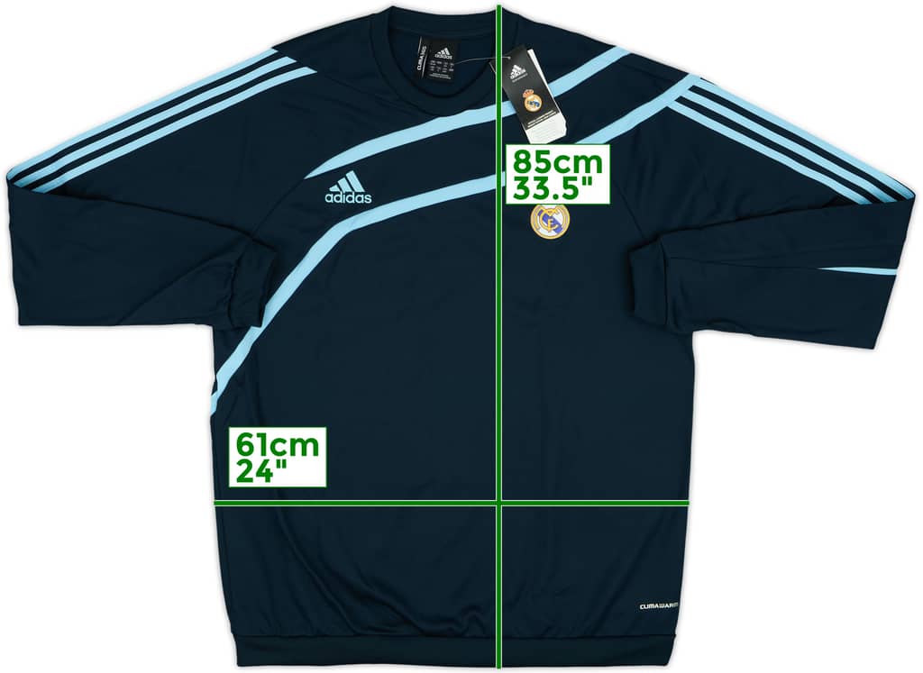 2009-10 Real Madrid adidas Sweat Top (XL/XXL)