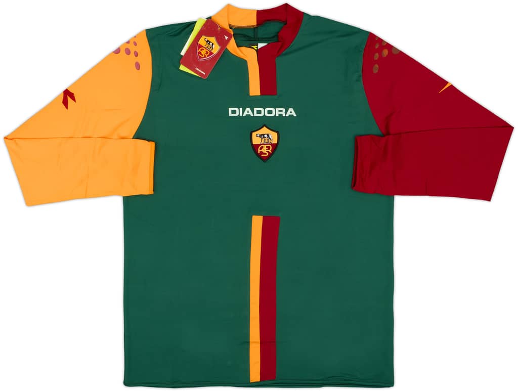 2005-06 Roma Cup Away L/S Shirt (XL)