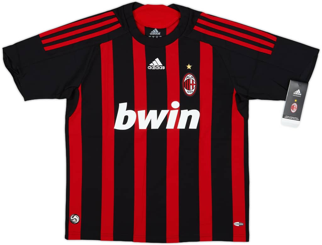 2008-09 AC Milan Home Shirt (M.Boys)