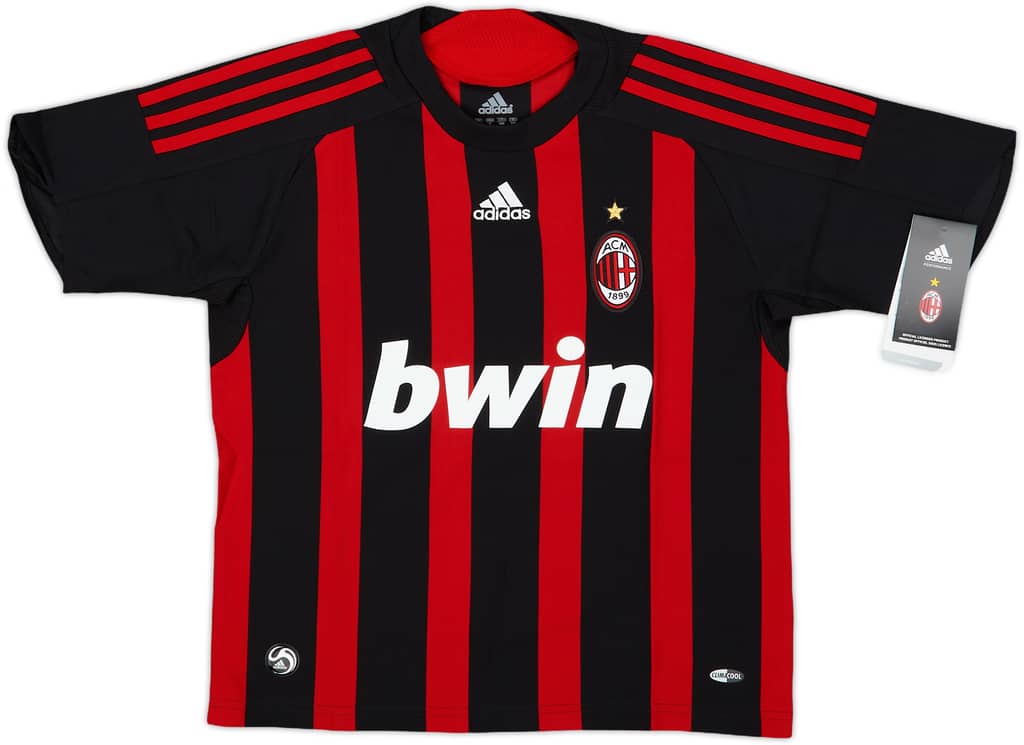 2008-09 AC Milan Home Shirt (S.Boys)