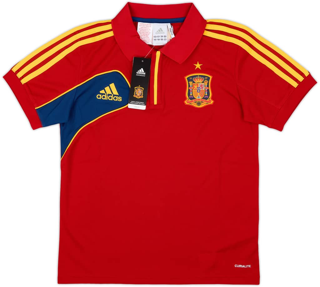 2011-12 Spain adidas Polo Shirt (L.Boys)
