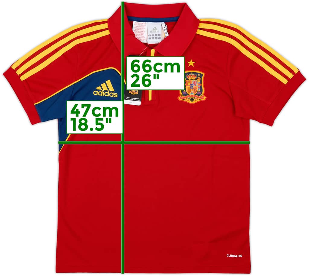 2011-12 Spain adidas Polo Shirt (L.Boys)