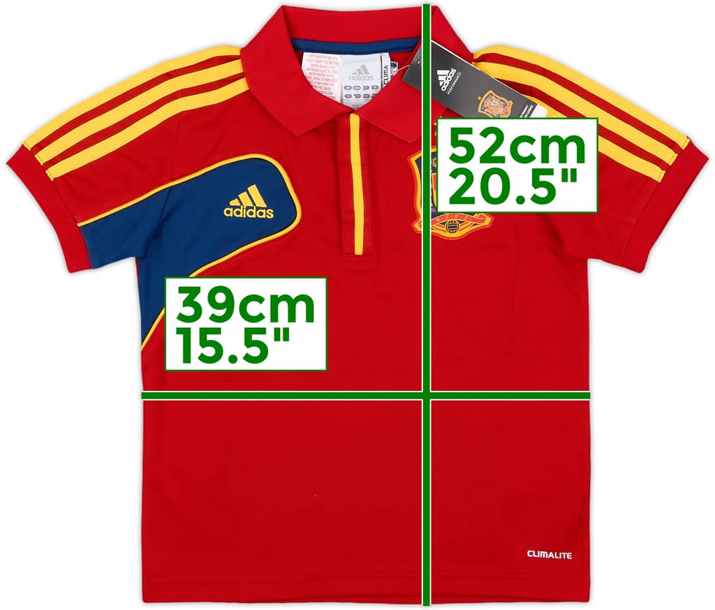 2011-12 Spain adidas Polo Shirt (7-8 Years)