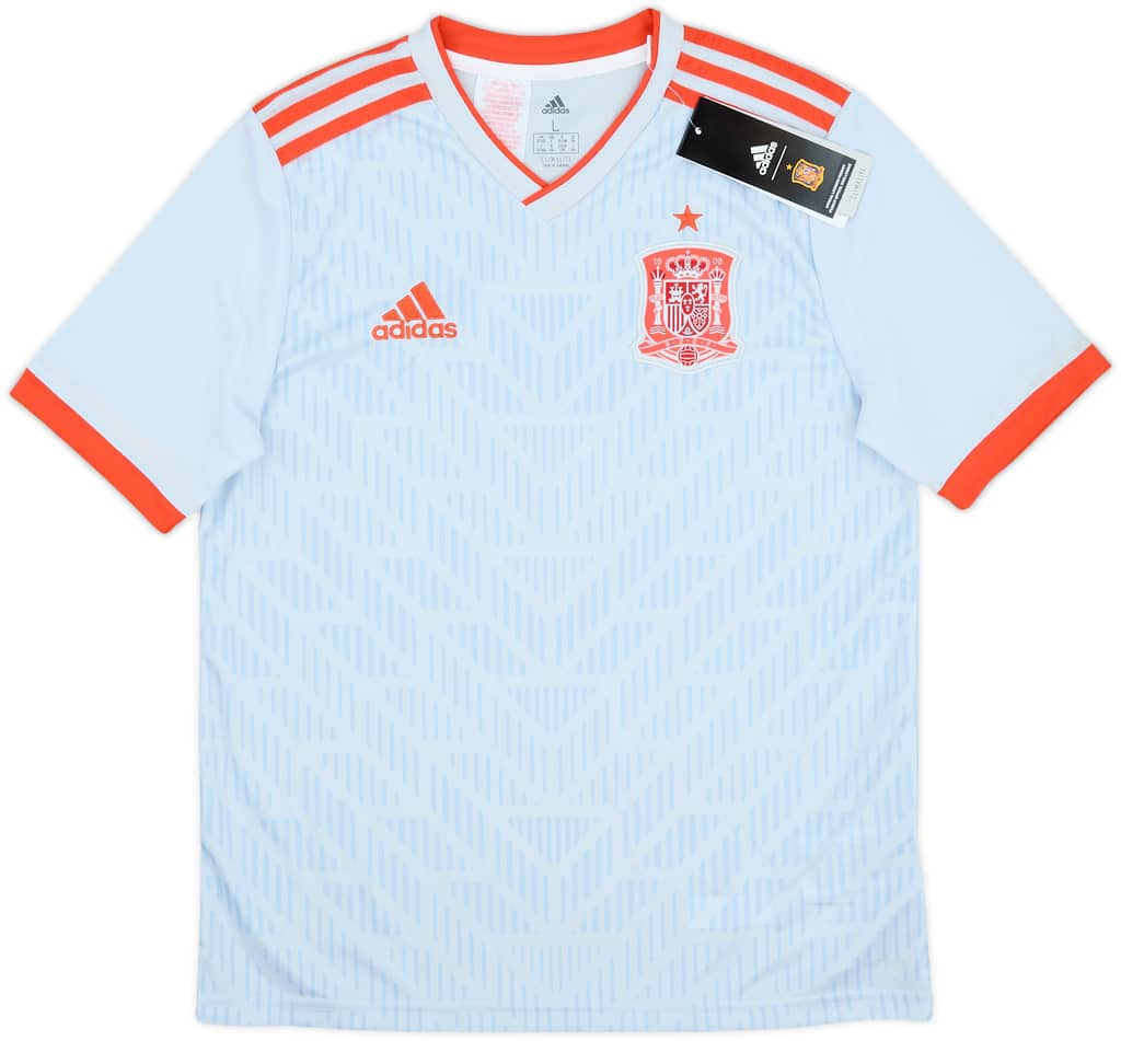 2018-19 Spain Away Shirt (L.Boys)