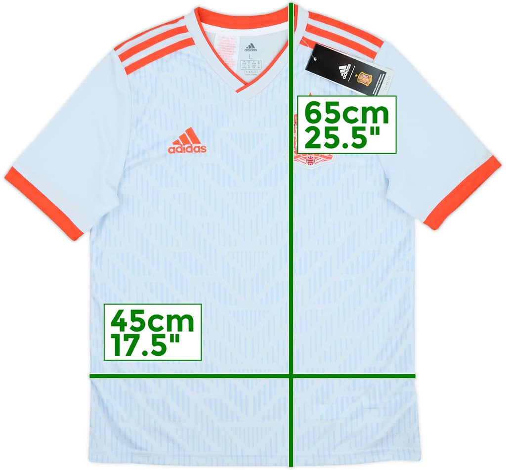 2018-19 Spain Away Shirt (L.Boys)