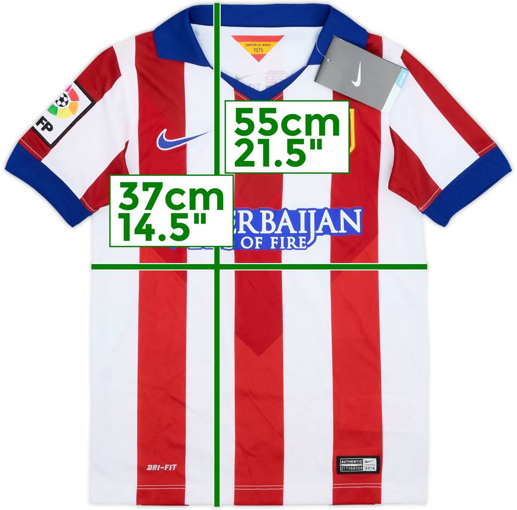 2014-15 Atletico Madrid Home Shirt (S.Boys)