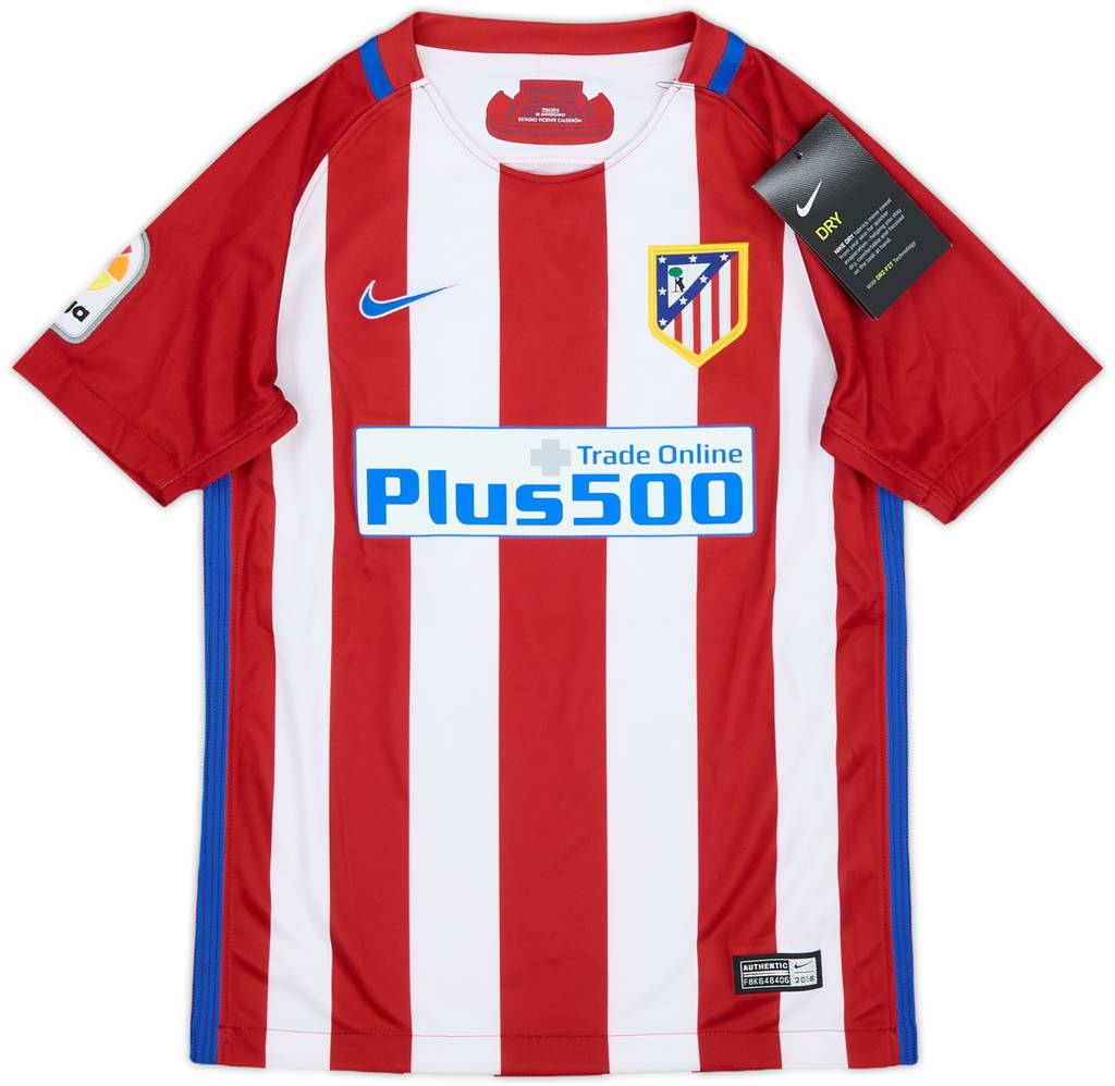 2016-17 Atletico Madrid Home Shirt (S.Boys)