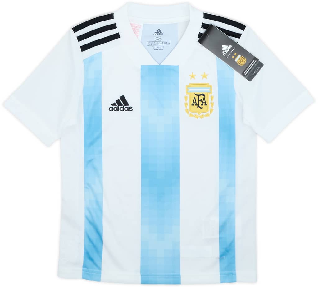 2018-19 Argentina Home Shirt (7-8 Years)