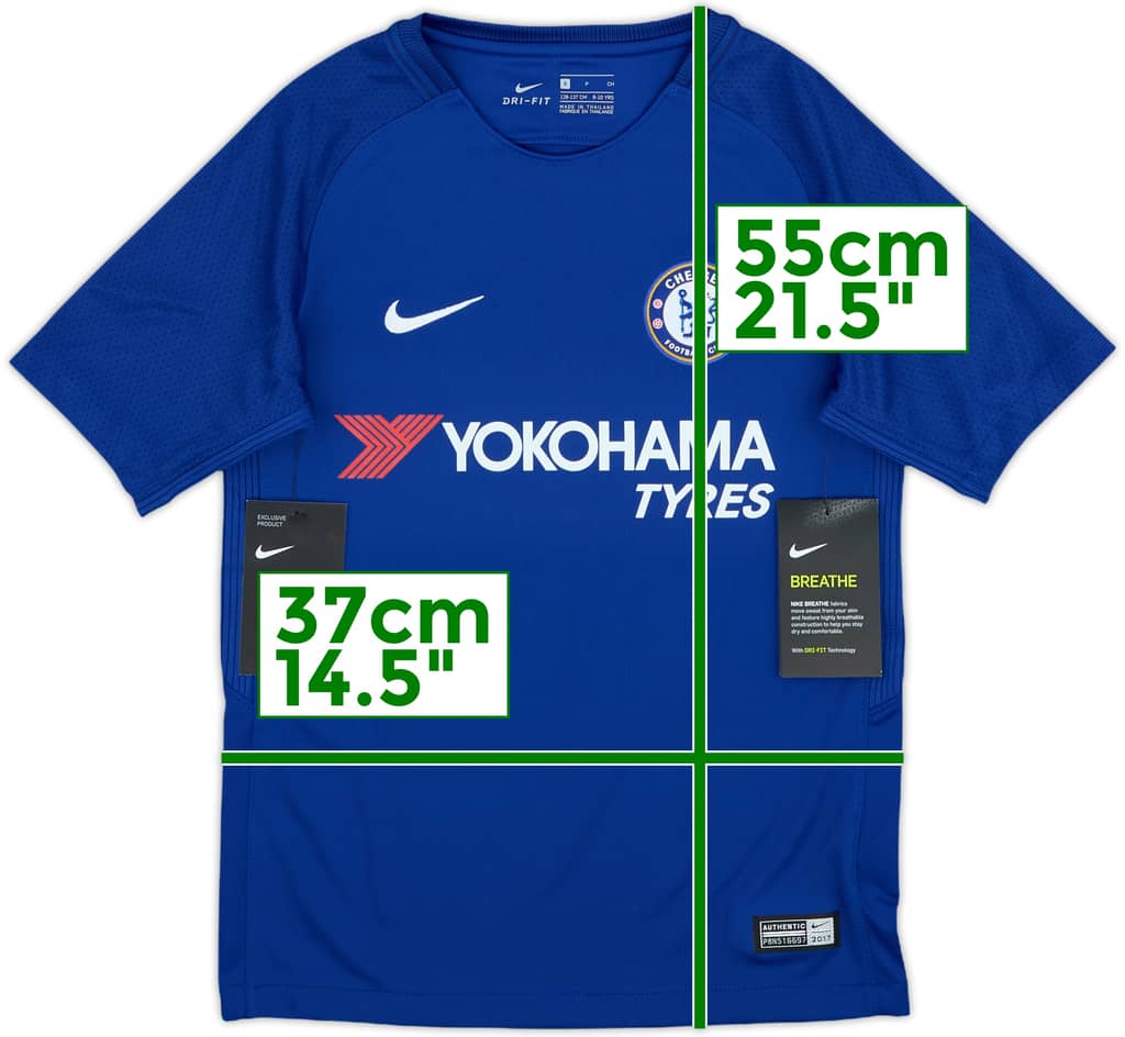 2017-18 Chelsea Home Shirt (S.Boys)