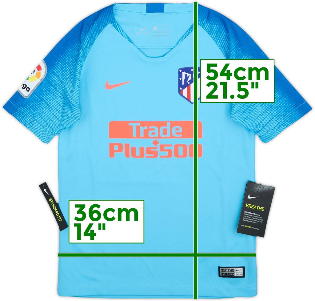 2018-19 Atletico Madrid Away Shirt (S.Boys)