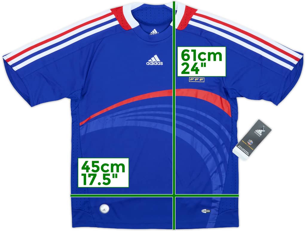 2007-08 France Home Shirt (M.Boys)