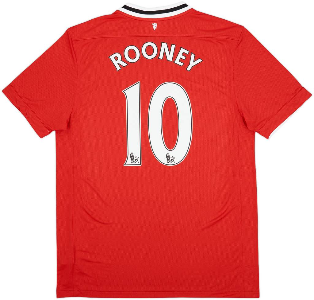 2011-12 Manchester United Home Shirt Rooney #10 - 6/10 - (S)