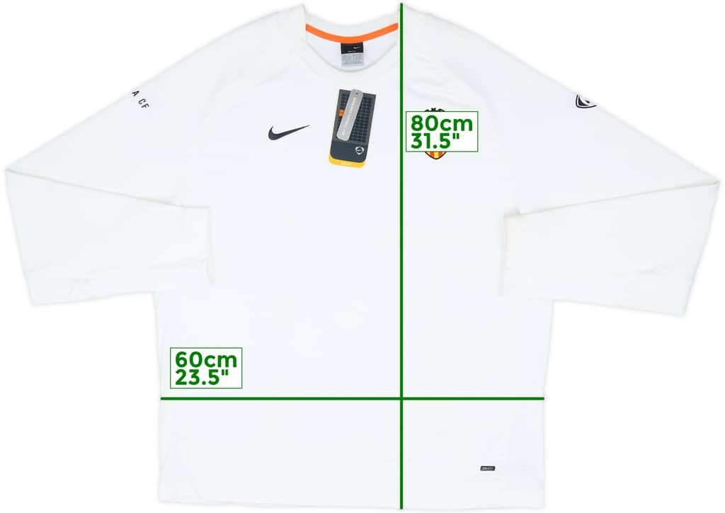 2005-06 Valencia Nike Sweat Top (XL)