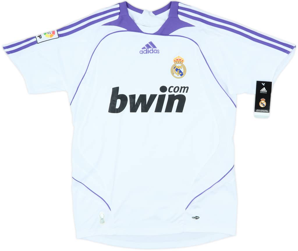 2007-08 Real Madrid Home Shirt (XL.Boys)