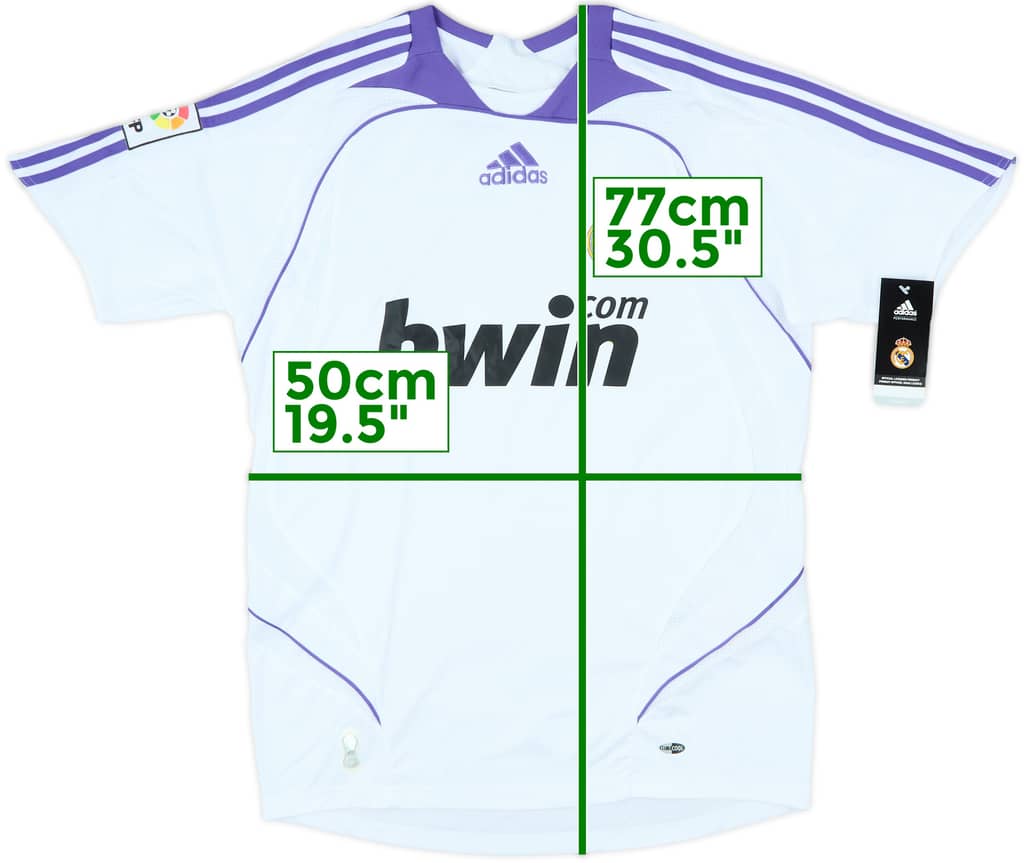 2007-08 Real Madrid Home Shirt (XL.Boys)