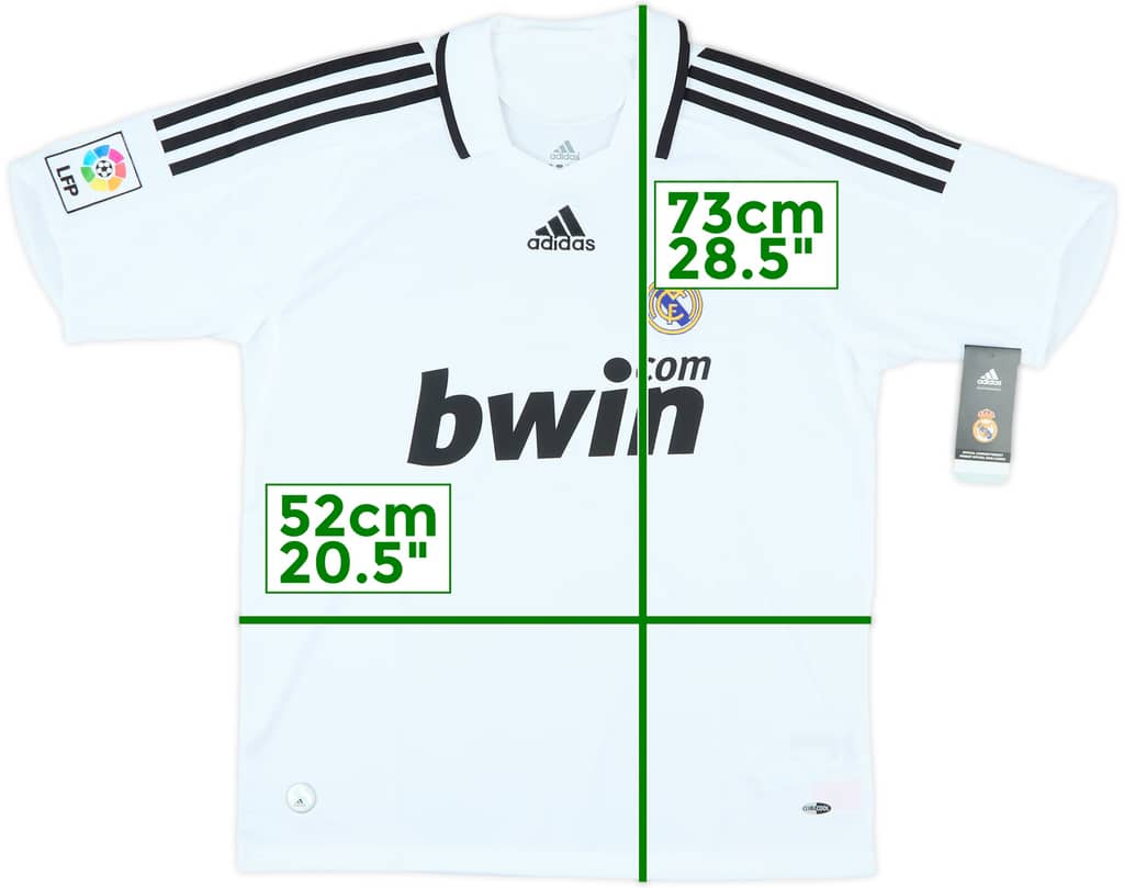 2008-09 Real Madrid Home Shirt (XL.Boys)