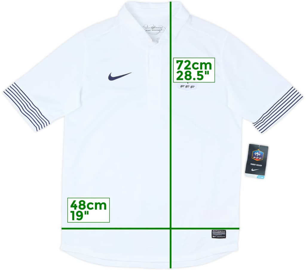 2012-13 France Away Shirt (XL.Boys)