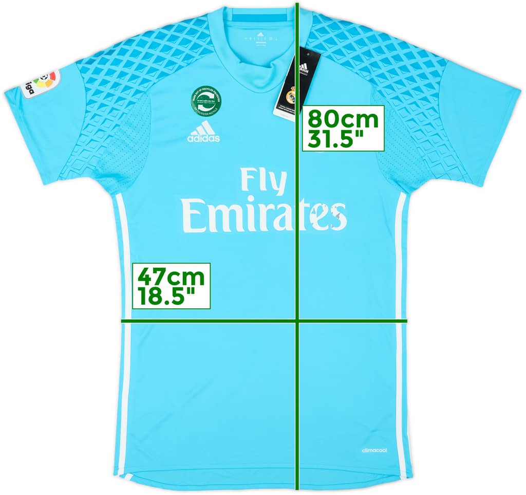 2016-17 Real Madrid GK S/S Shirt (S)