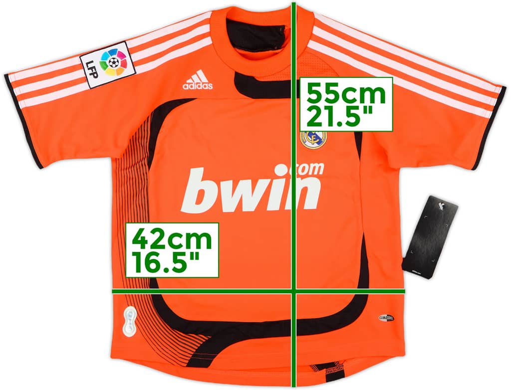 2007-08 Real Madrid GK Shirt (XS.Boys)