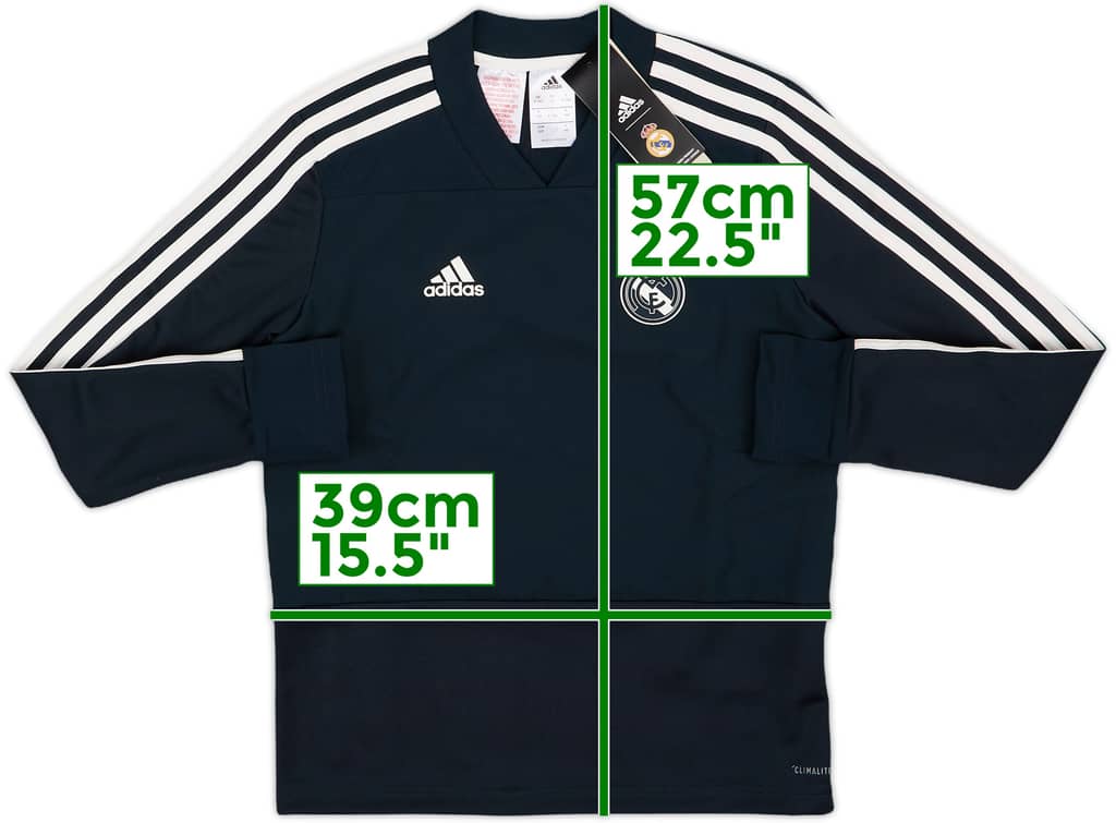 2018-19 Real Madrid adidas Drill Top (S.Boys)