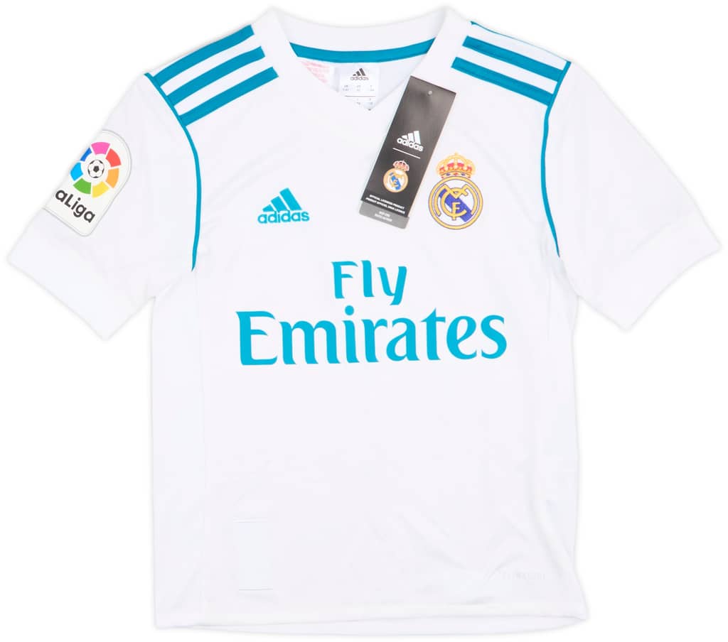 2017-18 Real Madrid Home Shirt (S.Boys)