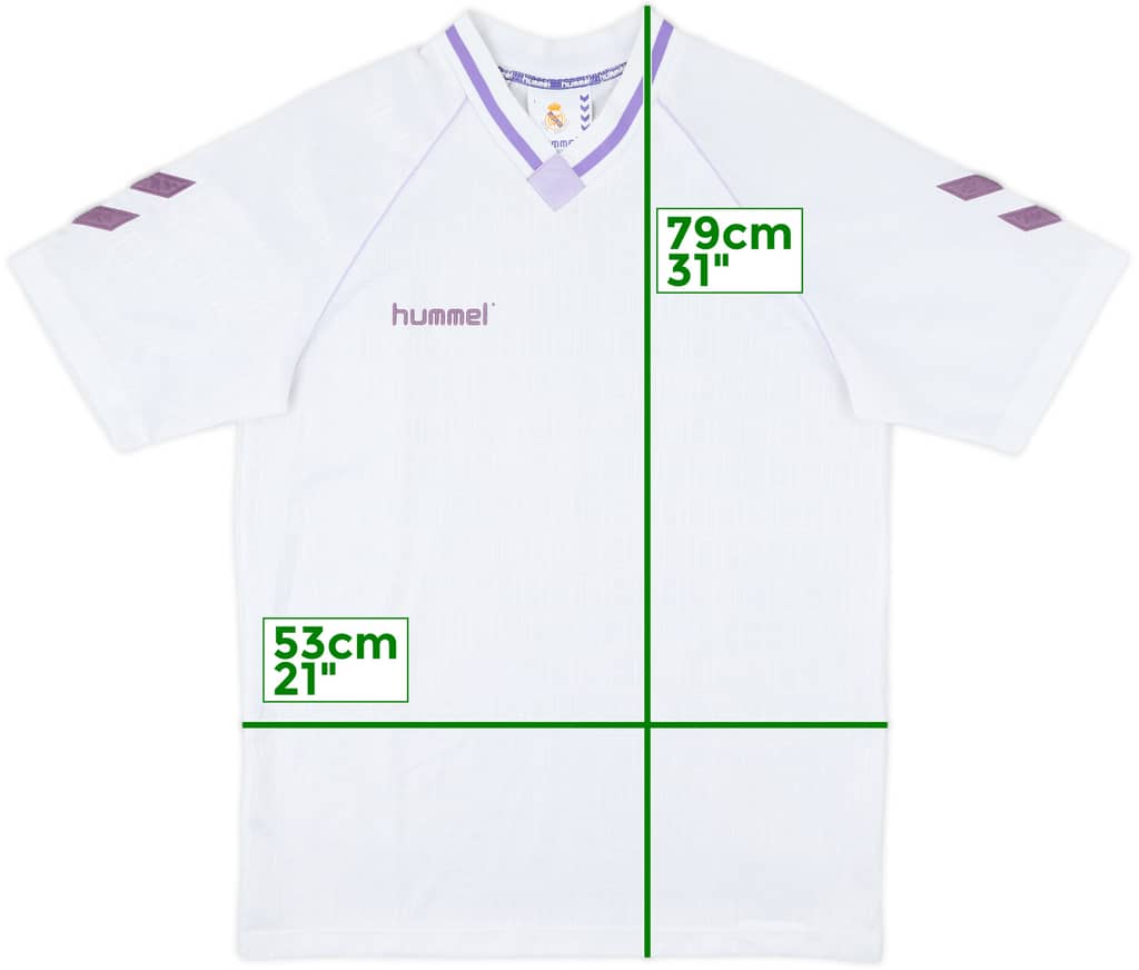 1990-91 Hummel Template Shirt (Real Madrid) - 9/10 - (L)