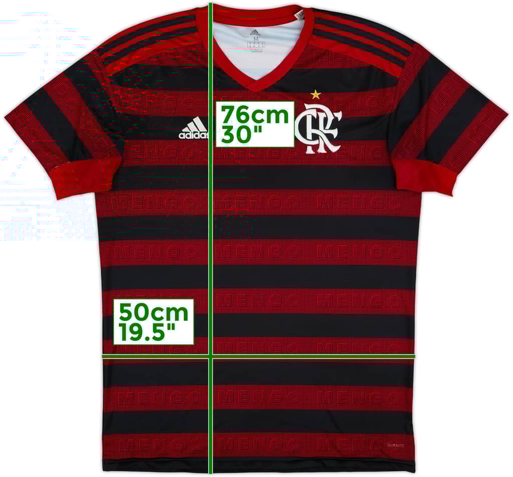 2019-20 Flamengo Home Shirt - 8/10 - (M)