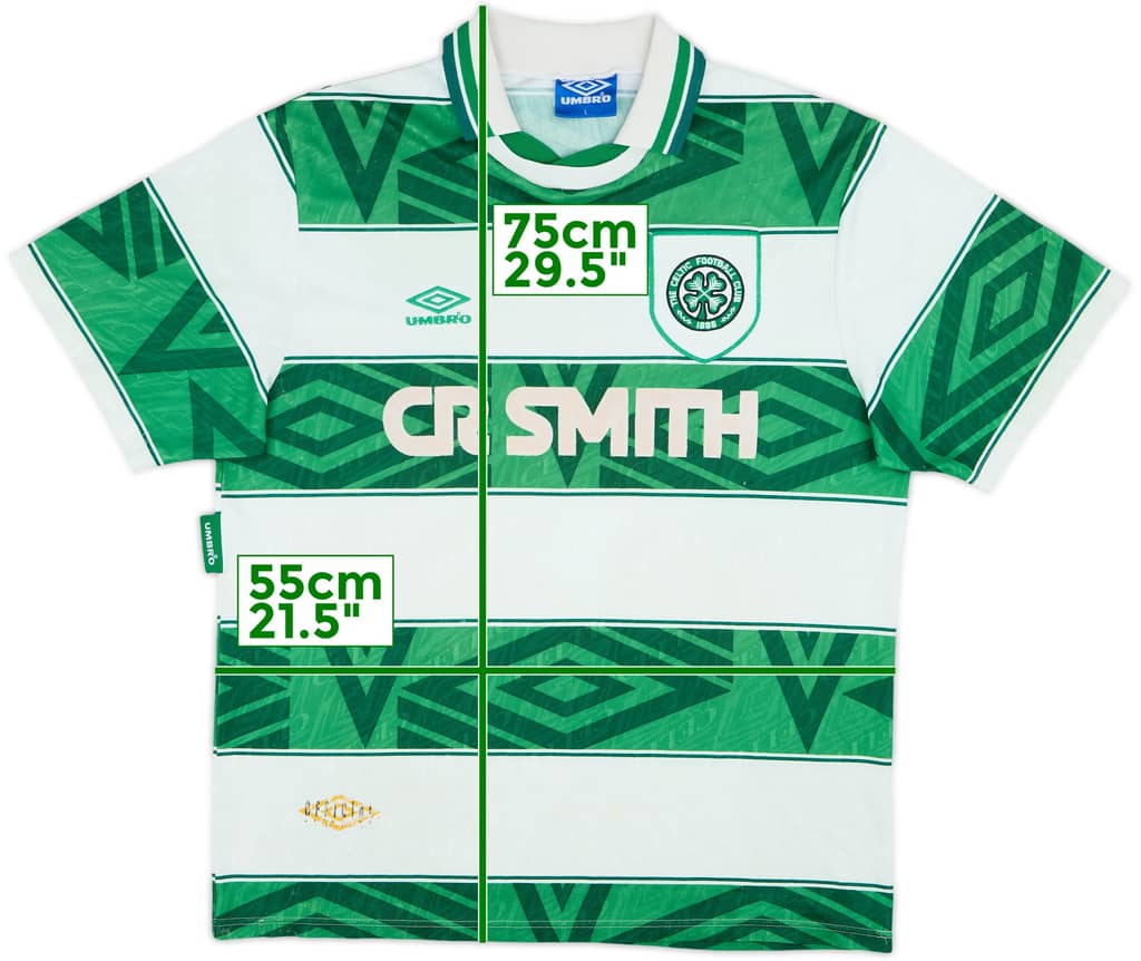 1993-95 Celtic Home Shirt - 6/10 - (L)