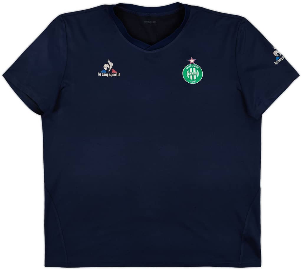 2020-21 Saint Etienne Le Coq Sportif Cotton Tee - 8/10 - (XL)