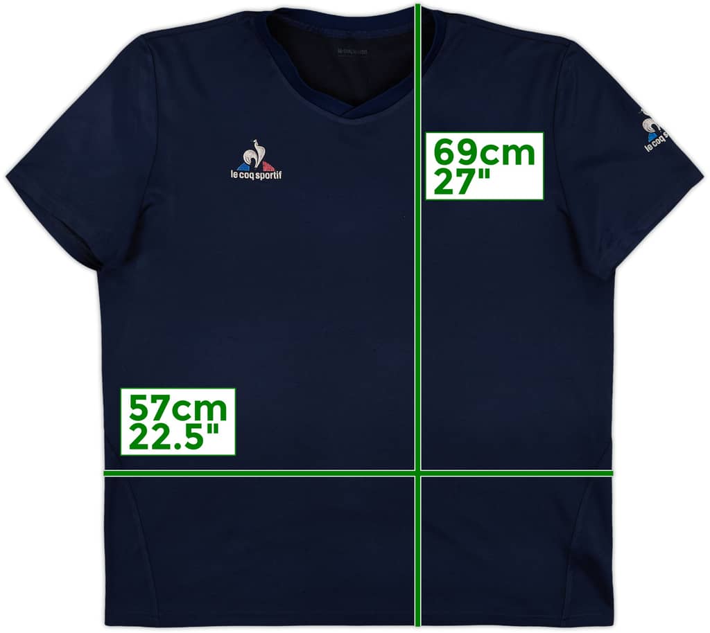 2020-21 Saint Etienne Le Coq Sportif Cotton Tee - 8/10 - (XL)