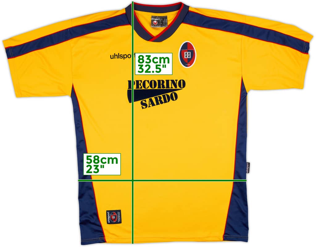 2000-01 Cagliari Third Shirt - 8/10 - (XL)