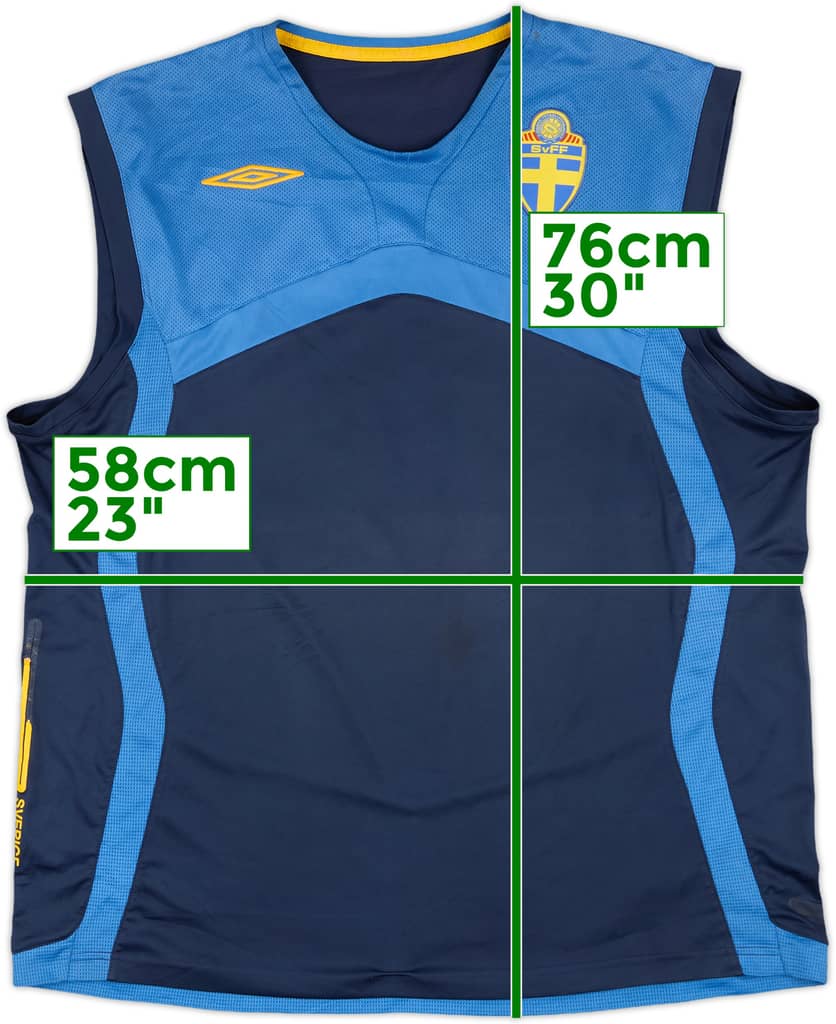 2010-11 Sweden Umbro Training Vest - 6/10 - (XXL)